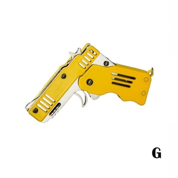 Pocket Rubber Banders mini metal folding 6 rounds keychain gun shape keychains toy April fools day 6.jpg 640x640 6