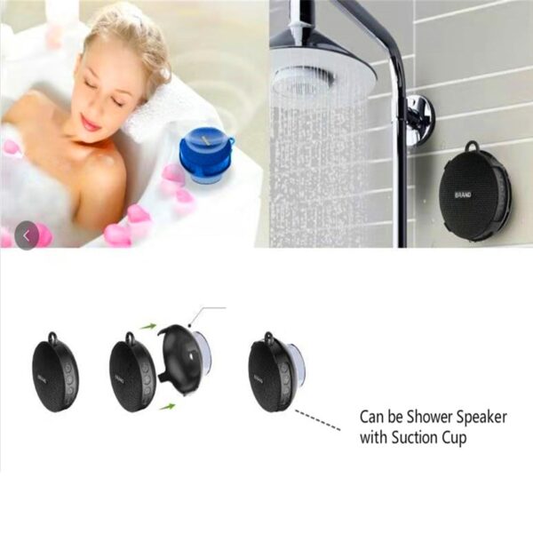 Mga Madaladala nga Bisikleta Bluetooth Speaker Kolum sa Bisikleta nga Dili Kalig-on sa Shower Speaker Acoustics Sound Boombox Soundbar Woofer Hands Free 4