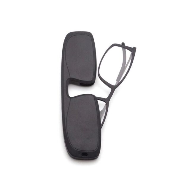 Kornizë metalike portative e varur në qafë kundër blusë Syze lexim me dritë, syze magnetike presbiopike mentesha pranverore 5