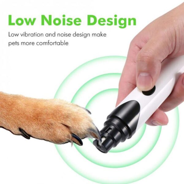 Portable Puppy Dog Cat Rechargeable Nails Trimmer Clipper Care Electric Grooming Pet Dog Nail Grinder Pets 3