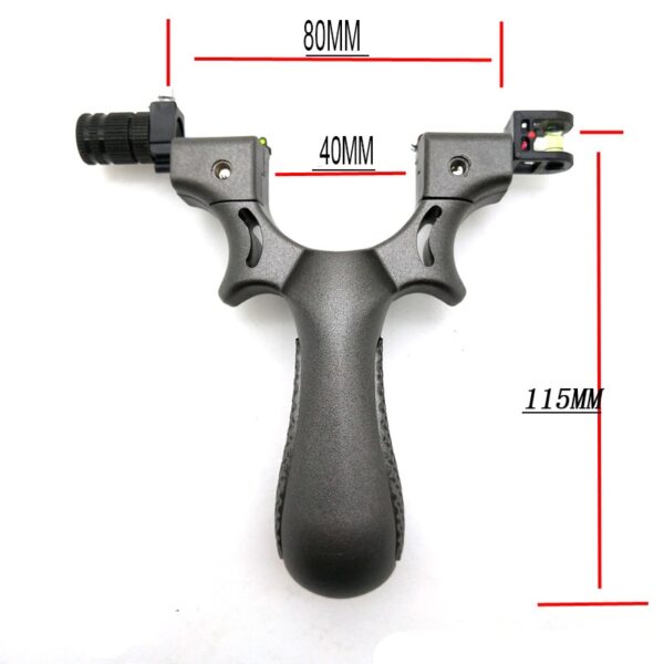 Professional Hunting Flat Leather Slingshot Laser Precision Aiming Point Slingshot High Precision Shooting 2019 2