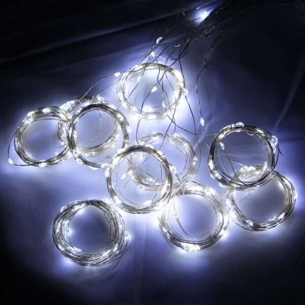 Remote led Curtain string nga mga suga USB powered fairy lights garland led wedding party christmas para sa bintana 3.jpg 640x640 3