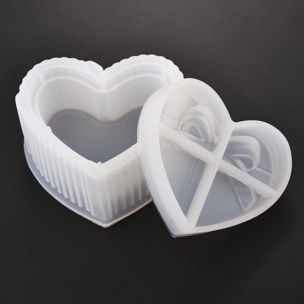 Resin Silicone Mold Storage Box Mold For Jewelry Making Heart Shape Cut Mold DIY Crystal Epoxy 7.jpg 640x640 7