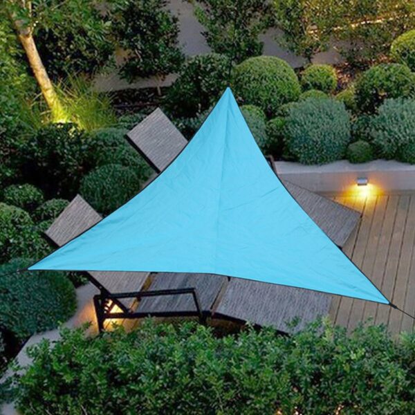 สามเหลี่ยมขวากันสาด 4x4x4m Outdoor Sun Shade Sail กันสาดกันน้ำ Nets Yard Garden atio Pool CAMPING