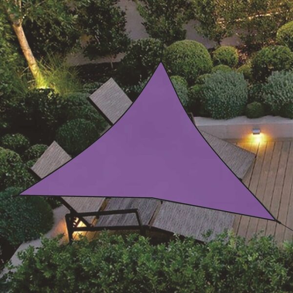 Tuo nga triyanggulo Awning 4x4x4m Outdoor Sun Shade Sail Waterproof Awning Nets Yard Garden atio Pool