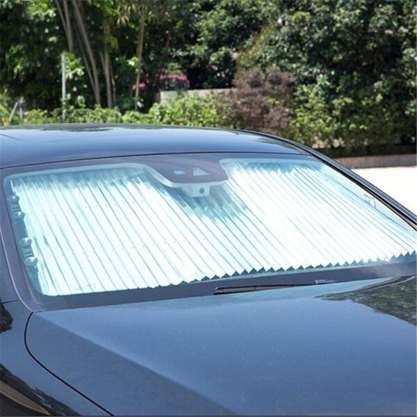 SALE Car Sun Visor 46 65 70cm Car Retractable Windshield Shade Anti UV Car Window Sunshade 3