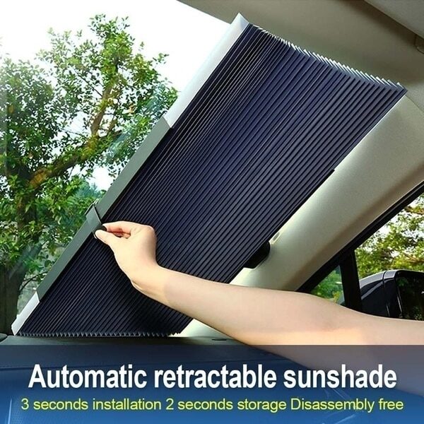 PRODAJA Štitnik od sunca za automobil 46 65 70cm Uvlačiva sjenica vjetrobranskog stakla Anti UV suncobran za automobil