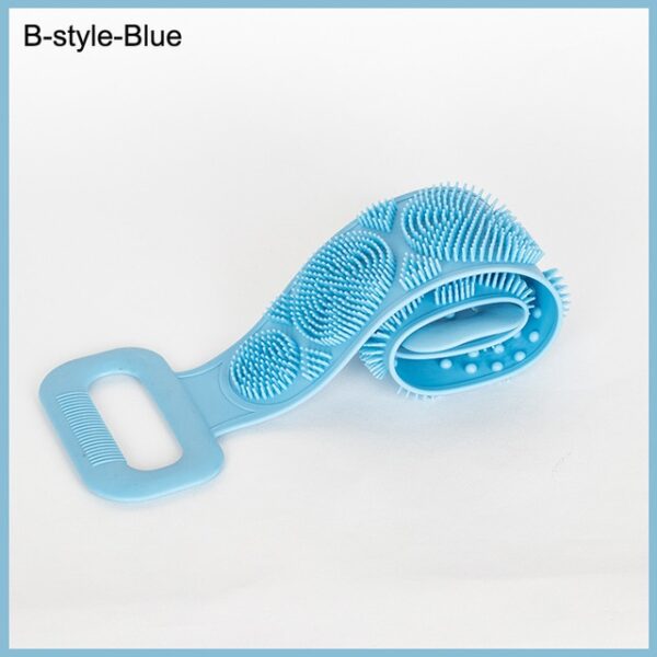 Silicone Back Bath Body Brush Back Scrubber Massage Shower Rubbing Back Belt Exfoliating Dead Skin Towel 2.jpg 640x640 2