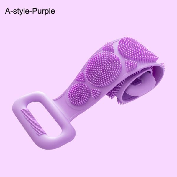 Silicone Back Bath Body Brush Back Scrubber Massage Shower Rubbing Back Belt Exfoliating Dead Skin Towel 6.jpg 640x640 6