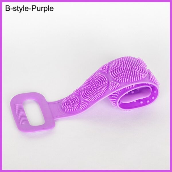 Silicone Back Bath Body Brush Back Scrubber Massage Shower Rubbing Back Belt Exfoliating Dead Skin Towel 8.jpg 640x640 8