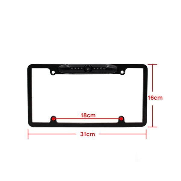 WIFI Camera US Car Wifi License Plate Frame Wireless Rear View Camera Night Vision Reverse Backup 1 1