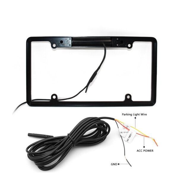 WIFI Camera US Car Wifi License Plate Frame Wireless Rear View Camera Night Vision Reverse Backup 2 1