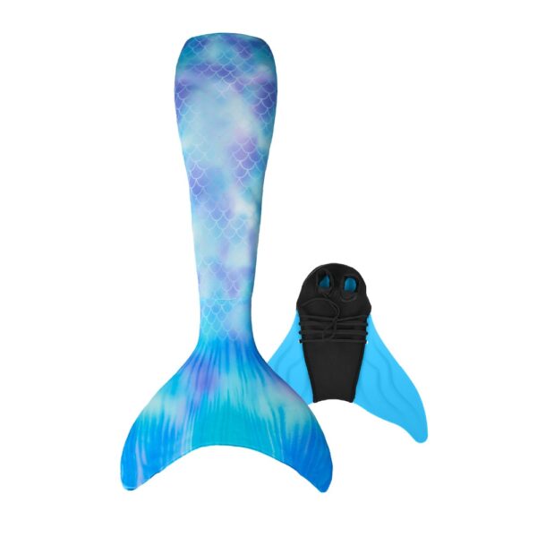 Vehivavy Mermaid Tail Swimmable Monofin Kid Girls Cosplay Mermaid Tail Filpper olon-dehibe Swimwear Bathsuit Diving Fin 1