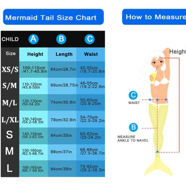Women Mermaid Tail Swimmable Monofin Kid Girls Cosplay Mermaid Tails Filpper Adult Swimwear Bathsuit Diving Fin 5