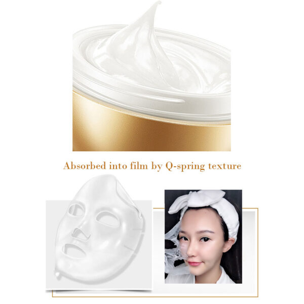 Yeast Eggshell Mask Cream Firming Skin Moisturizing Skin Mask Cream Yeast Moisturizing Mask With Brush