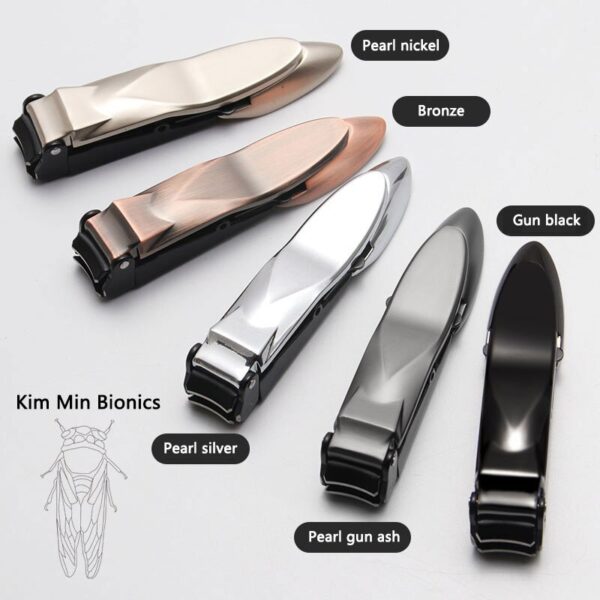 stainless steel nail clippers trimmer pedicure care nail clippers propesyonal nga fish scale nail file nail clipper 1
