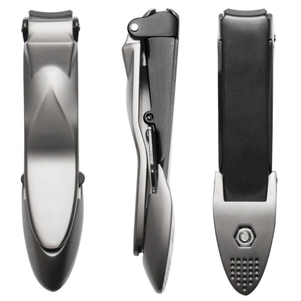 stainless steel nail clippers trimmer pedicure care nail clippers propesyonal nga fish scale nail file nail clipper 4
