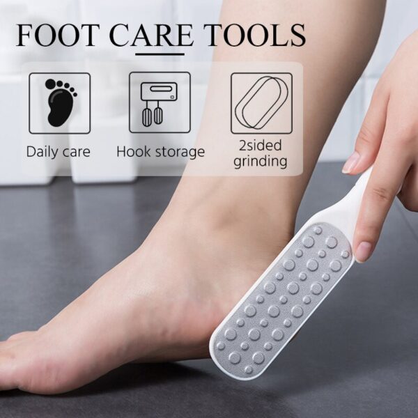 1pcs Double Side Foot File Professional Rasp Heel Grater Yakaoma Yakafa Ganda Callus Remover Pedicure File 1