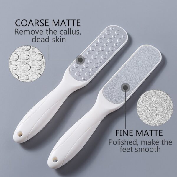 1pcs Double Side Foot File Professional Rasp Heel Grater Hard Dead Skin Callus Remover Pedicure ဖိုင် 2