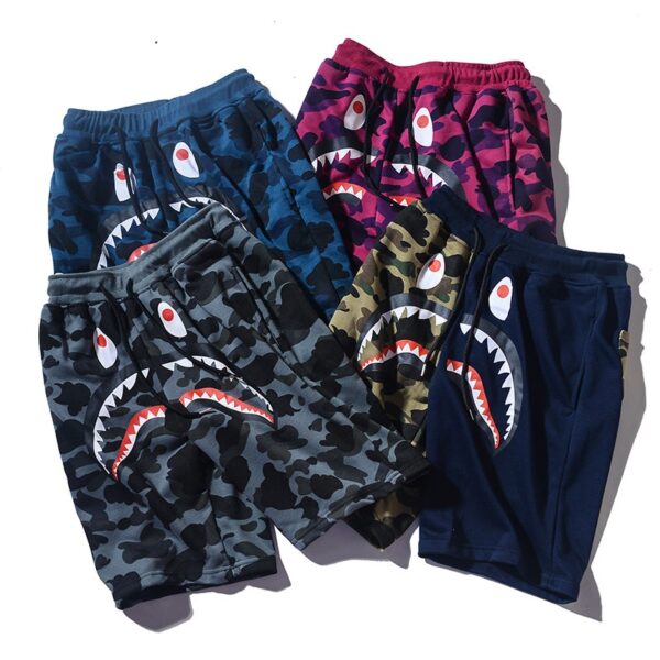 2019 Ting-init nga Kalalakin-an Hip Hop Camouflage Karsones Kaswal nga Karsones Sports Trend Shorts nga Korean Style Shorts 1