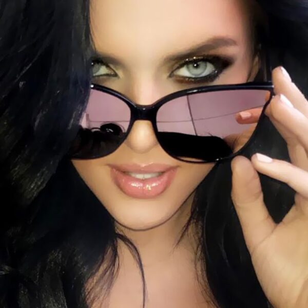 2020 Fashion Color Luxury Flat Top Cat Eye Elegant Sunglasses Woman Oculos De Sol Men Twin