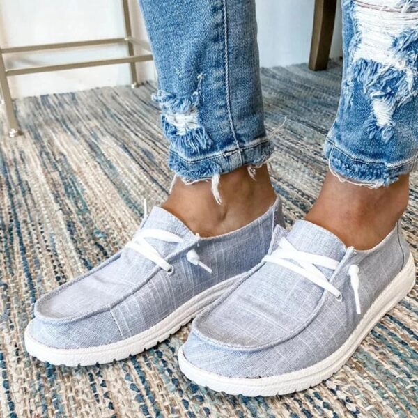 2020 Women Flats summer Breathable Casual Shoes Woman Lace Up Students Girl flats fashion women shoes 1