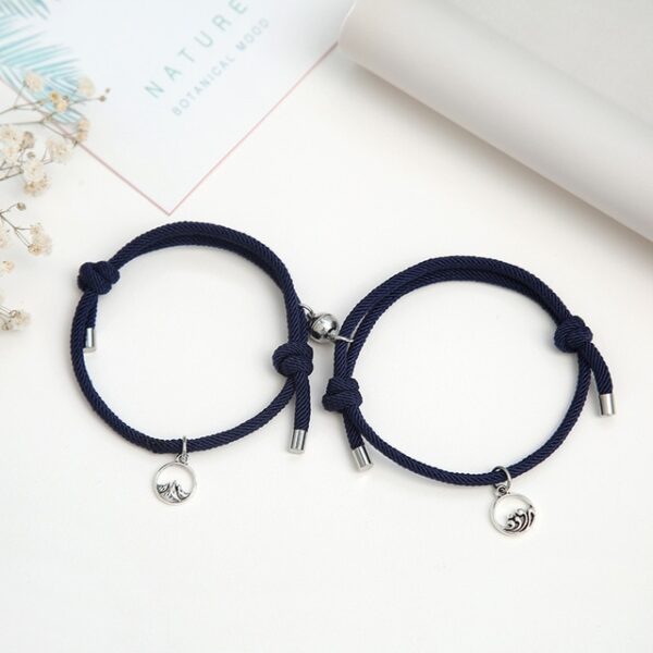 2PCS SET alloy couple magnetic attraction ball creative Bracelet Stainless Steel friendship rope men and women 2.jpg 640x640 2