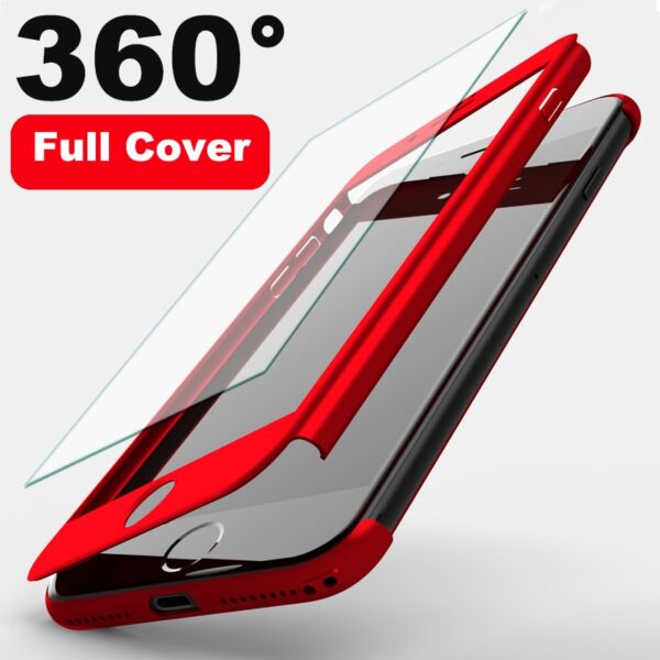 Husă de protecție completă 360 pentru iPhone 11 Pro XS Max XR XS X 8 12