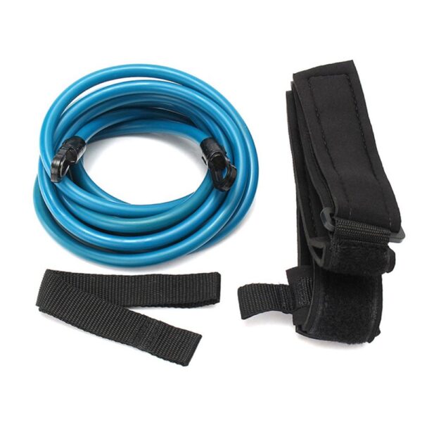 4M Adjustable Swimming Resistance Belt Set Swim Training Band Swim Elastic Exerciser Belt Safety Swimming Pool 4