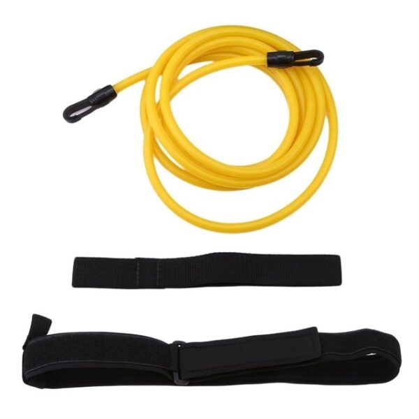 4M Adjustable Swimming Resistance Belt Set Swim Training Band Swim Elastic Exerciser Belt Safety Swimming