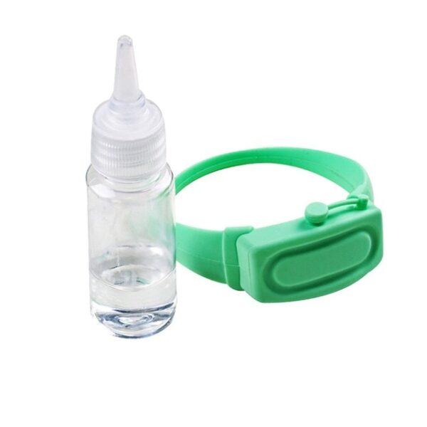 Inneal-làimhe 4PC Wristband Hand Sanitizer Hand A ’riarachadh gel silica Pumpaichean inneal-caitheamh caitheamh Disinfecta Còmhlan-làimhe 3.jpg 640x640 3