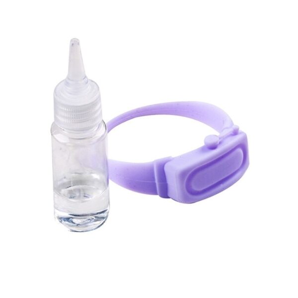 4PC Wristband Dispenser Hand Sanitizer na-ekesa Silica gel Wearable Dispenser Pumps Disinfecta Wristbands Hand