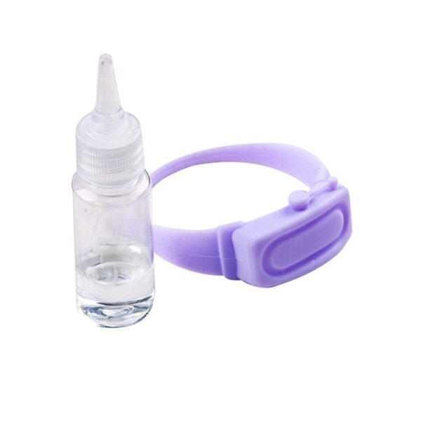 4PC Wristband Hand Dispenser Hand Sanitizer famoahana Silica gel azo ampiasaina Dispenser Pumps Disinfecta Wristband Hand