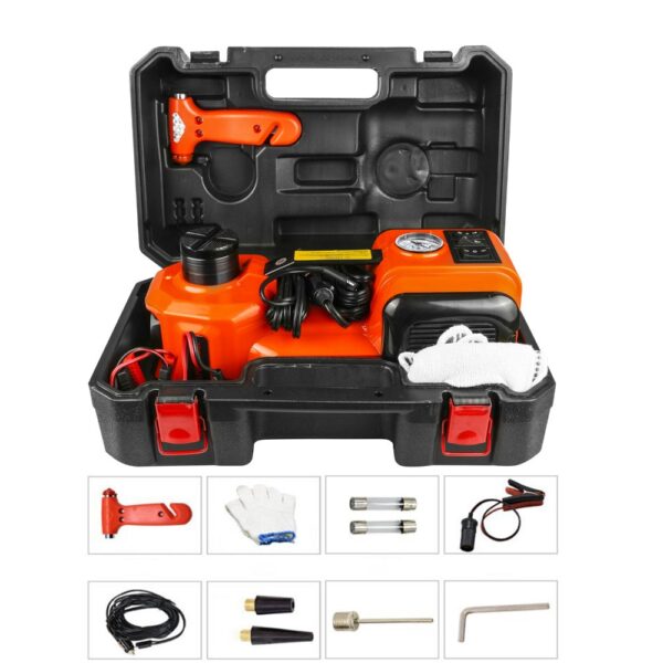 5T 45cm Car Jack Electric Hydraulic Jack Protable Tire Lifting Tool sa Pag-ayo sa Salakyanan Electric Wrench Inflator 5