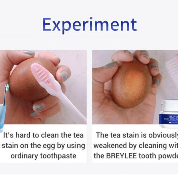 BREYLEE Teeth Whitening Powder Toothpaste Dental Tools White Teeth Cleaning Oral Hygiene Toothbrush Gel Remove Plaque 3