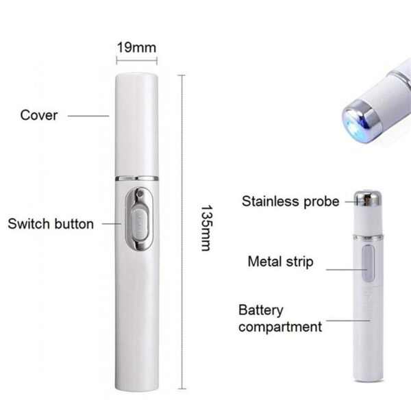 Blue Light Therapy Varicose Veins Treatment Laser Pen Soft Scar Wrinkle Removal Treatment Acne Laser Pen 5