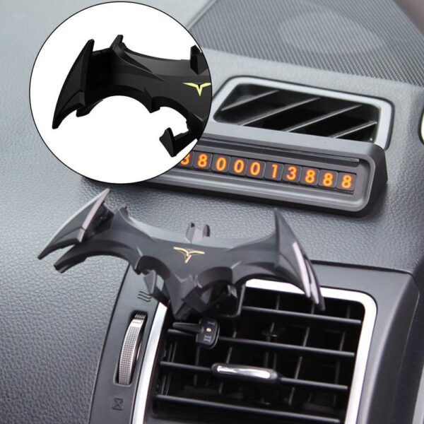 Car Air Vent Phone Mount Bat Shape Hands Auto Phone Holder Car Free Gravity Anti Scratch 3