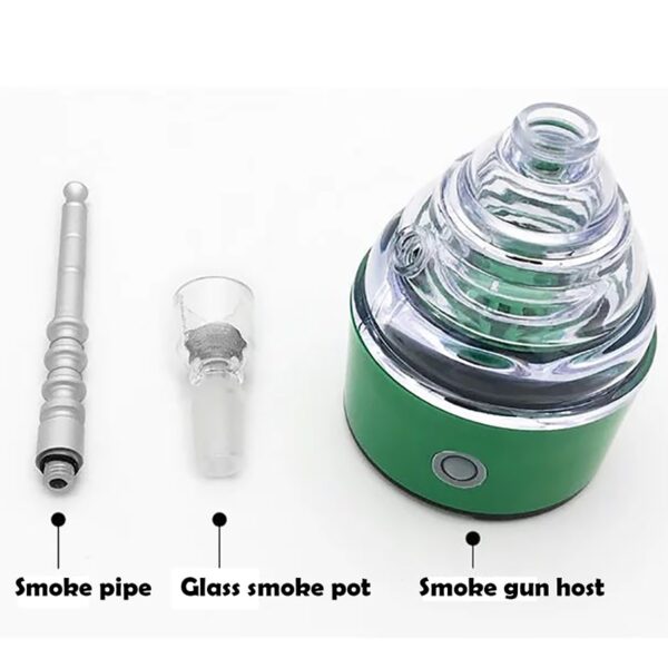 DEOUNY New Cocktail Smoker Molecular Bubble Water Smoking Gun Meat Drink Food Indoor Sawdust Infuser Mini 4