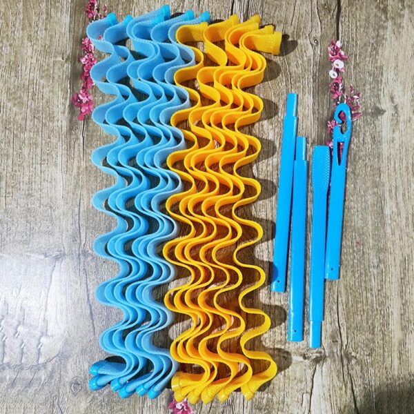 DIY Magic Hair Curler အိတ်ဆောင် 12PCS ဆံပင်ပုံစံ ကြိတ်စက်ချောင်းများ တာရှည်ခံ အလှဖန်တီးရှင် ဆံပင်ကောက်ကြောင်း ဆံပင်ပုံစံ ကိရိယာများ 5