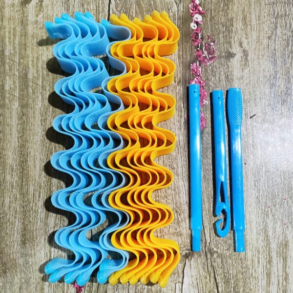 DIY Magic Hair Curler แบบพกพา 12PCS ทรงผม Roller Sticks ทนทานความงามแต่งหน้า Curling เครื่องมือจัดแต่งทรงผม