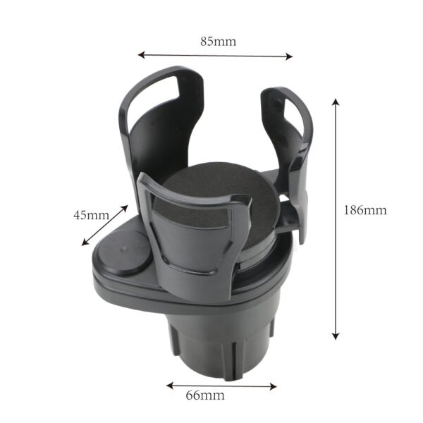 FORAUTO Car Dual Cup Holder Adjustable Cup Stand Sunglasses Phone Organizer Drinking Bottle Holder Bracket Car 5