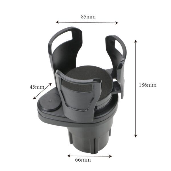 FORAUTO Car Dual Cup Holder Adjustable Cup Stand Sunglasses Phone Organizer Inom Bottle Holder Bracket Car 5