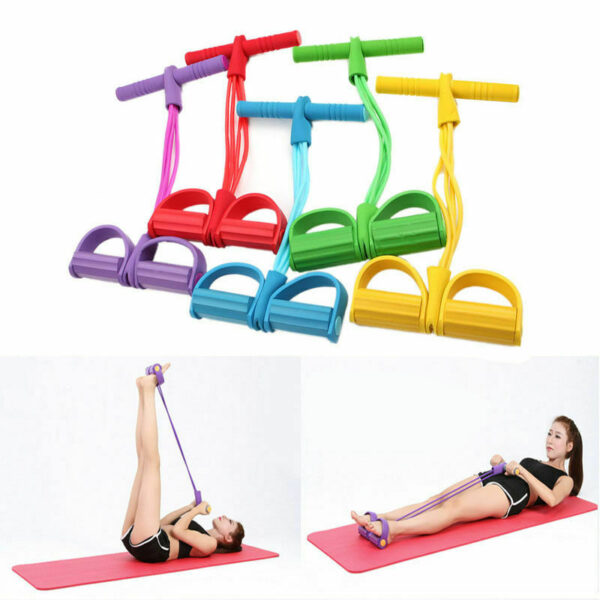 Fitness Resistanc Band Exerciser Rower Belly Resistance Elastic Pull Ropes Balay Sport Training Elastic Bands Para sa 1