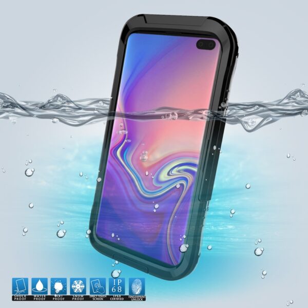 IP68 vanntett deksel for Samsung Galaxy S10 S9 S8 Plus S10e S7 S6 edge Note 10 1