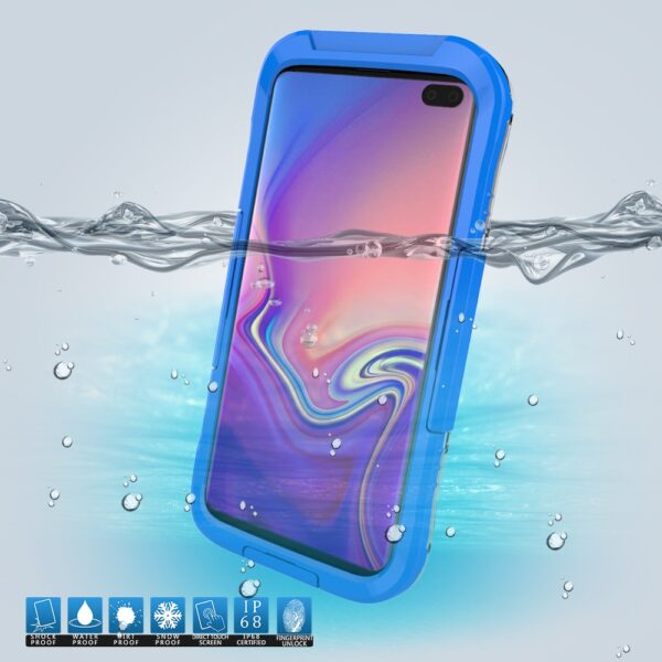 IP68 wetterdicht hoesje foar Samsung Galaxy S10 S9 S8 Plus S10e S7 S6 edge Note 10 2