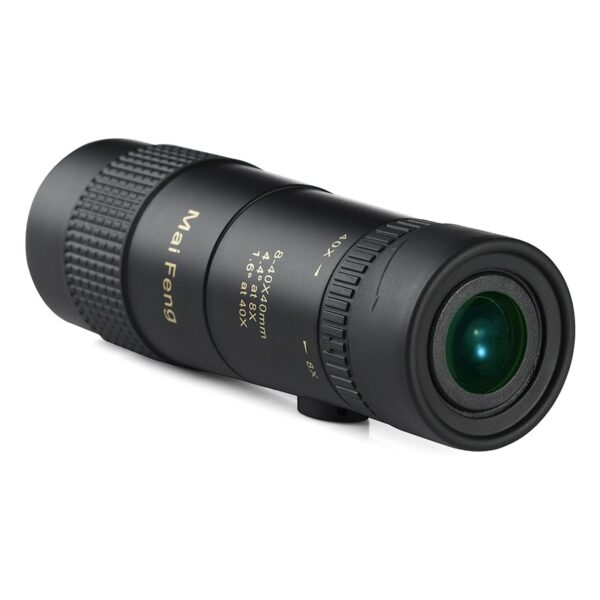 Maifeng Powerful 8 40X40 Soo Dhawayn Sare oo Monocular Telescope Xirfadle ah oo La Qaadan karo Kaamka Ugaarsiga Lll Habeen Aragtida 2