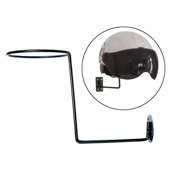 Metal Wall Mounted Motorcycle Helmet Holder Hook Jacket Hat Rack Hanger Display 1.jpg 640x640 1