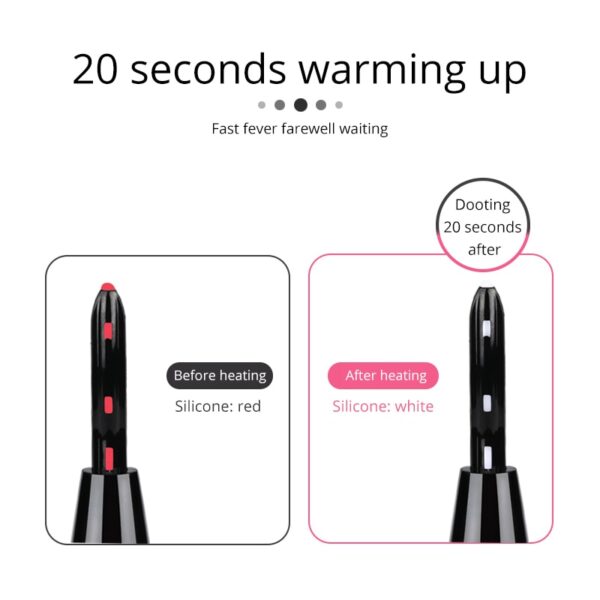 Mini Electric Heated Eyelash Curler Heated Makeup Eye Lashes Heated Eyelash Curler Applicator Long Lasting Beauty 1