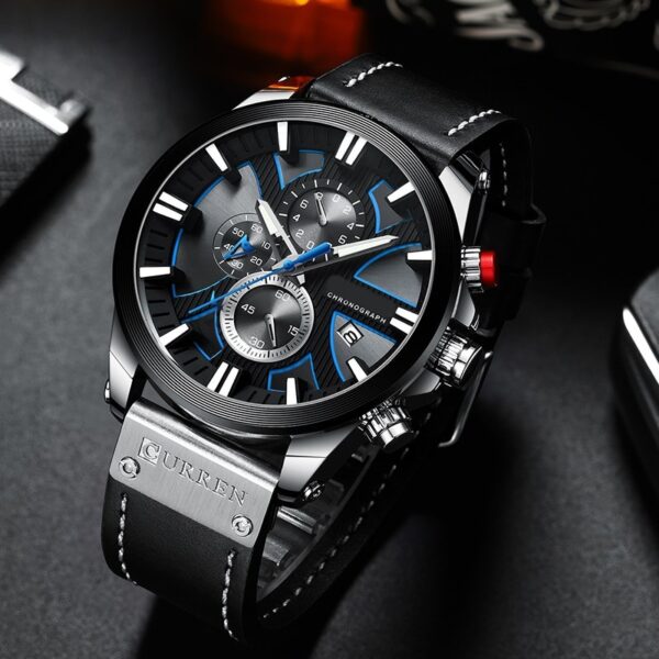 New CURREN Men Watches Fashion Quartz Wrist Watches Men s Military Waterproof Sports Watch Male Date 2 1