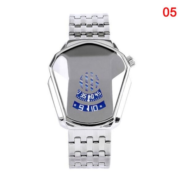 Novi kvarcni sat u stilu dijamanta Vodootporni modni čelični kvarcni sat za muškarce Žene USJ99 4.jpg 640x640 4
